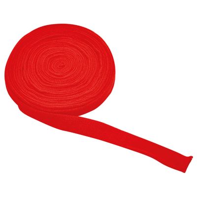 Strikket strømpe - rød, 6cm