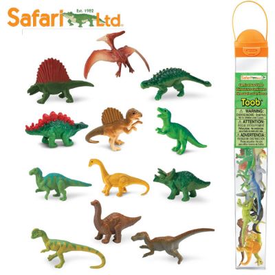 Safari Toobs - Dinosaurer 12 stk