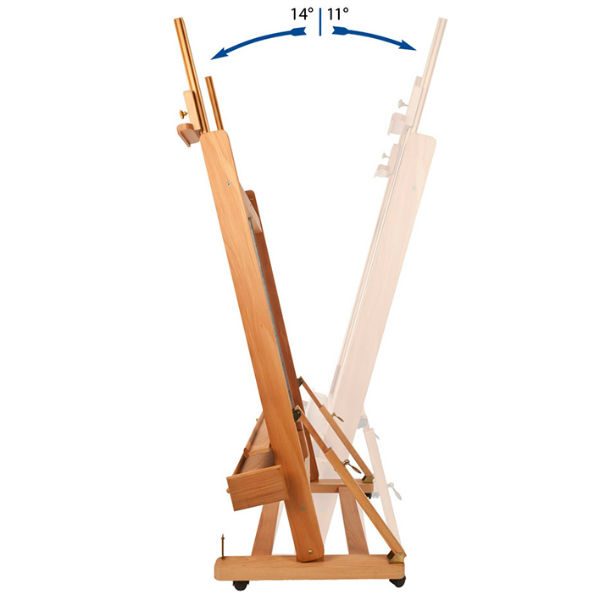 Mabef Atelierstaffeli M/02 – Double mast studio easel - Bilde 3