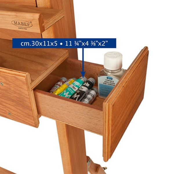 Mabef Atelierstaffeli M/02 – Double mast studio easel - Bilde 4