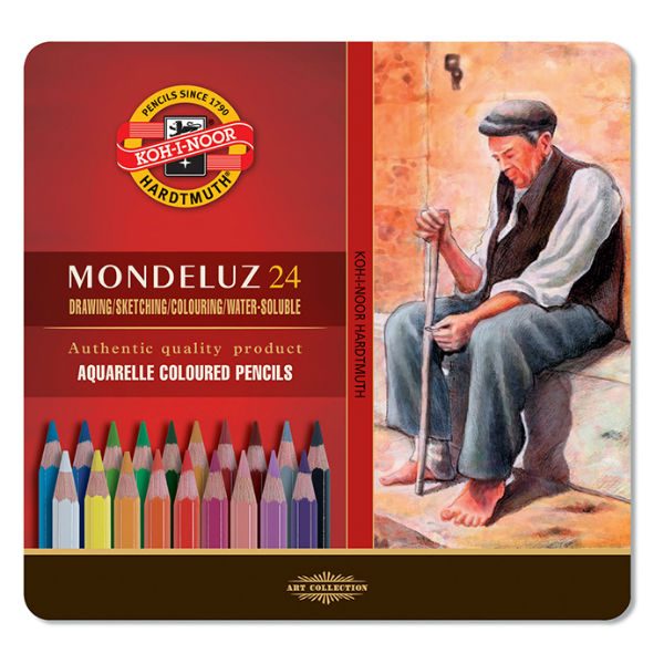 Koh-i-Noor Mondeluz Akvarellblyant 24stk