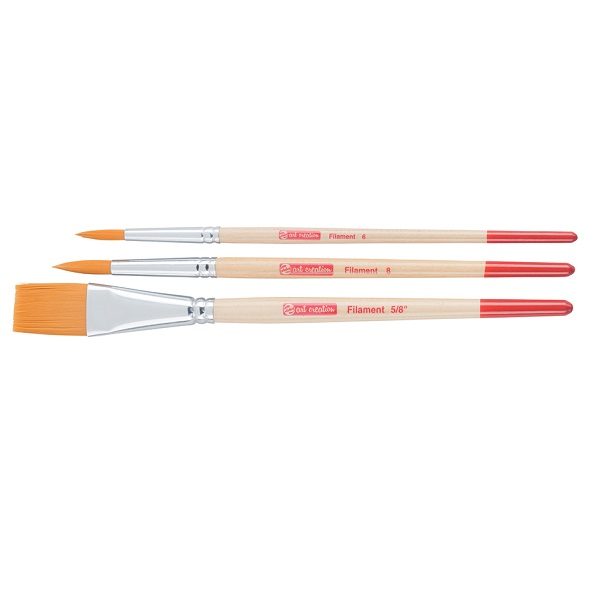 Art Creation Penselsett – Polyester Rund 6-8 Flat 5/8