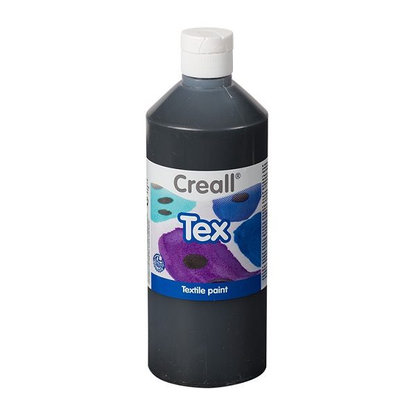 Tekstilmaling 500ml - Svart