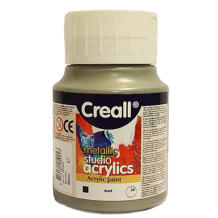 Creall Akrylmaling - Metallic lead