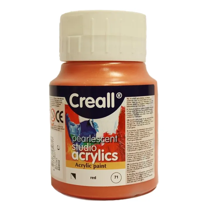 Creall Akrylmaling - Pearlescent red