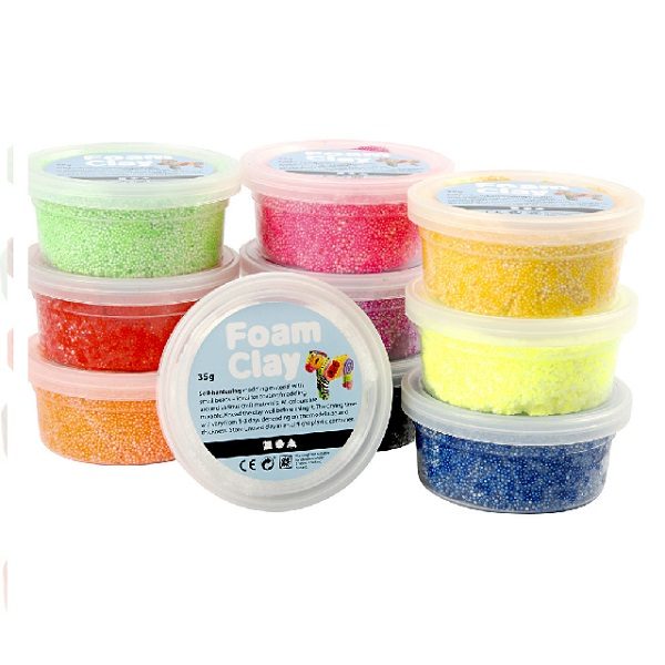 Foam Clay®, ass. Farger, basis, 10x35g