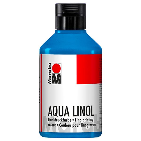 Marabu Aqua Lino 250ml – 052 Mellomblå