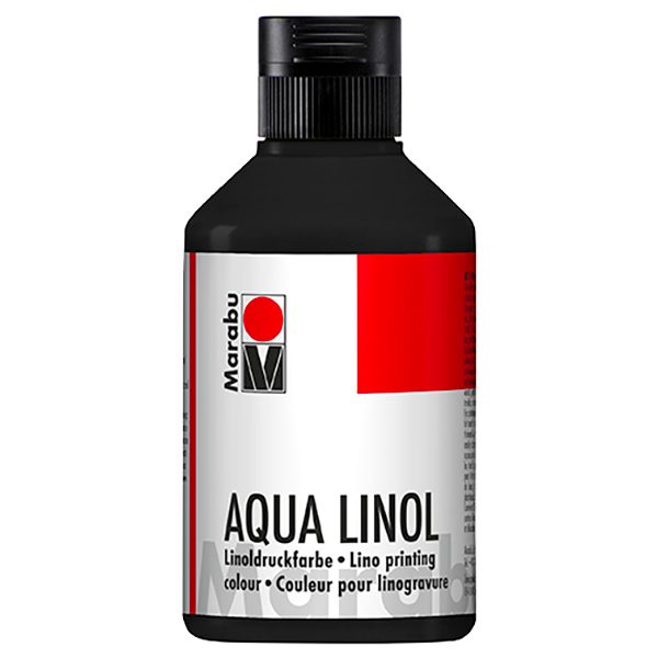 Marabu Aqua Lino 250ml – 073 Sort